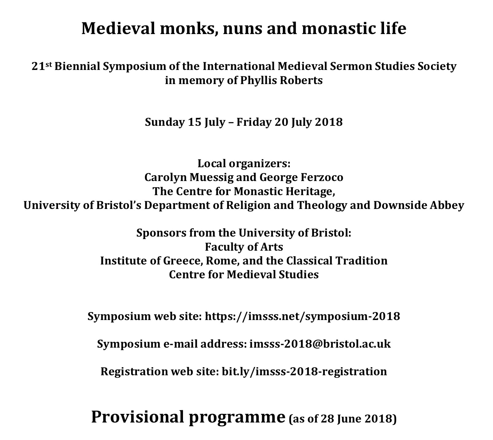 thumbnail of IMSSS 2018 symposium programme